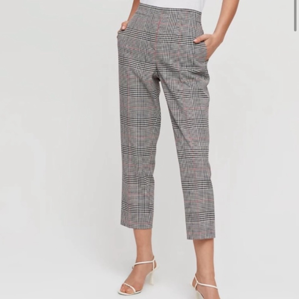 Aritzia Babaton Plaid Conan Pants